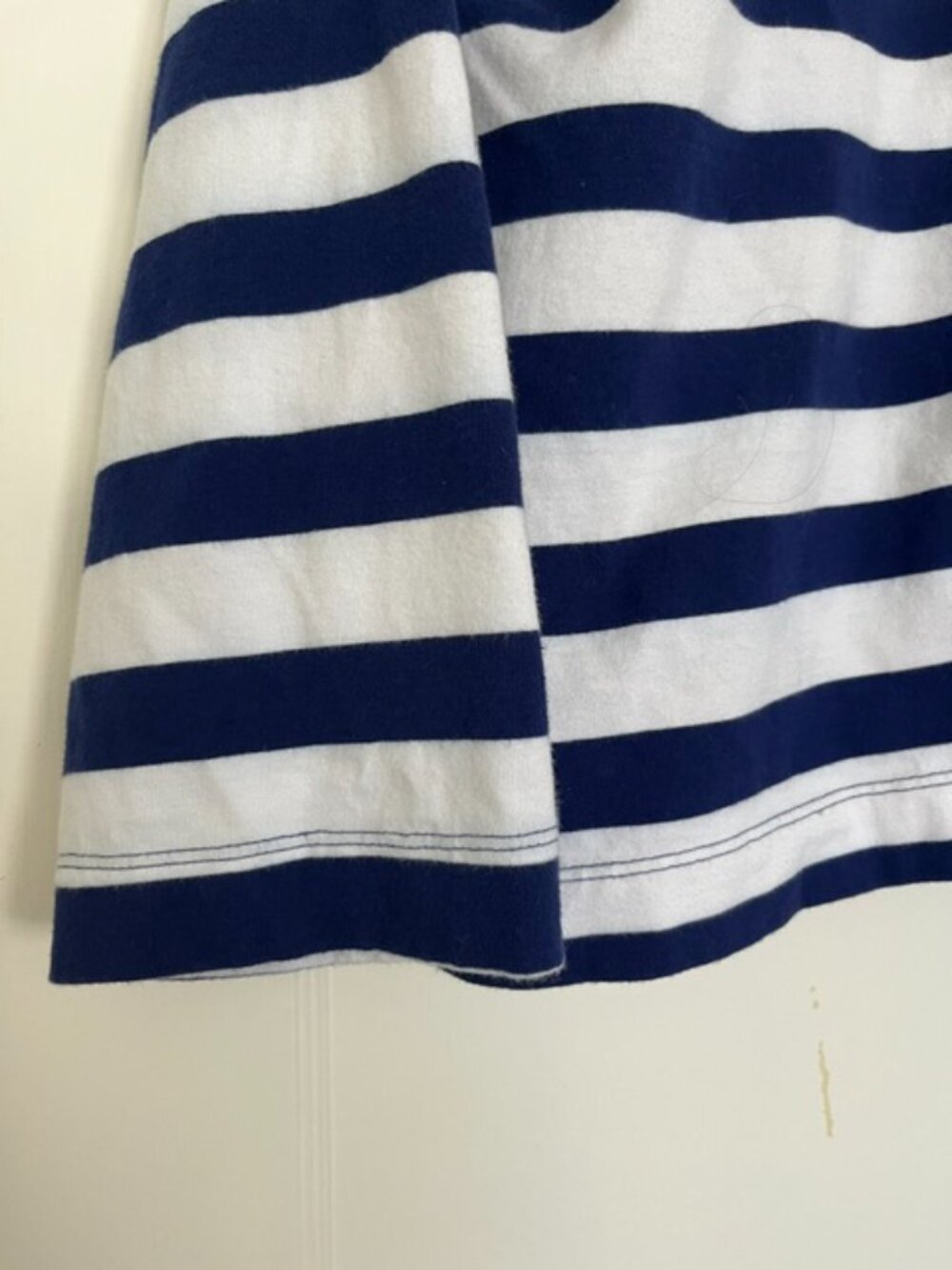 Madewell Oversized Long-Sleeve Striped Crewneck Tee | Size XS - Picture 3 of 8